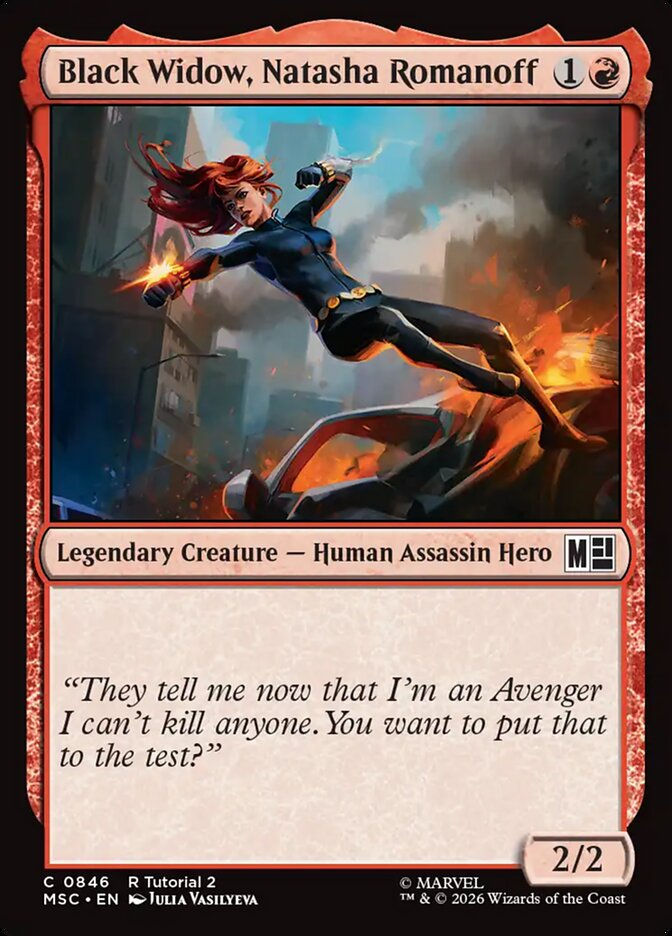 Black Widow, Natasha Romanoff (MSC) (846)