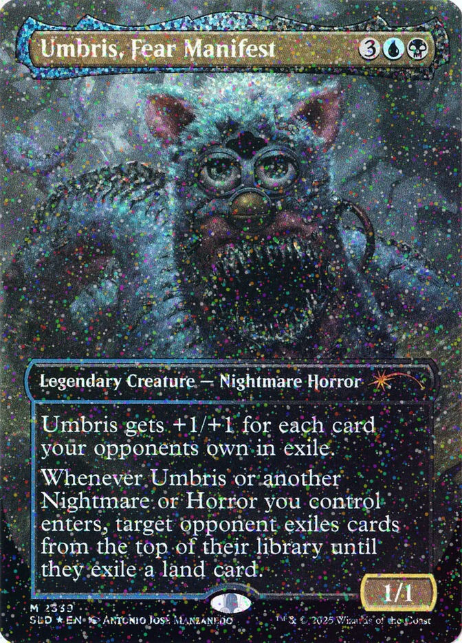 Umbris, Fear Manifest (SLD) (2339) / Borderless / Confetti Foil