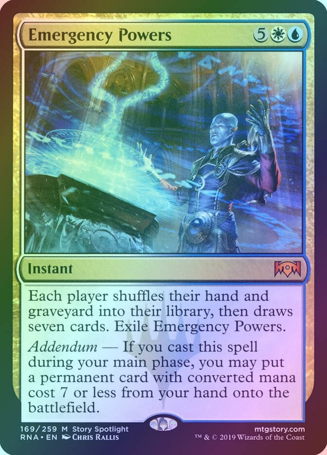 Emergency Powers (RNA) (169) / Foil