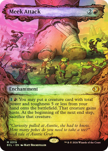 Meek Attack (ECL) (319) / Showcase / Foil