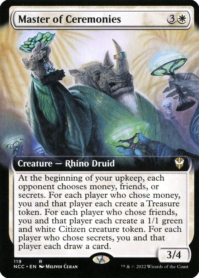 Master of Ceremonies (NCC) (119) / Extended Art