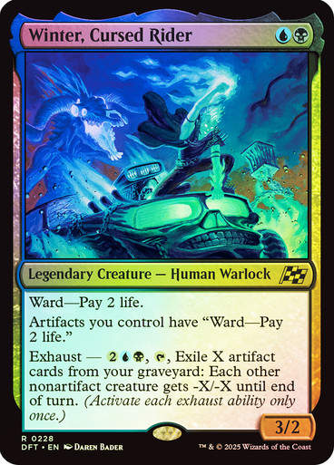 Winter, Cursed Rider (DFT) (228) / Foil