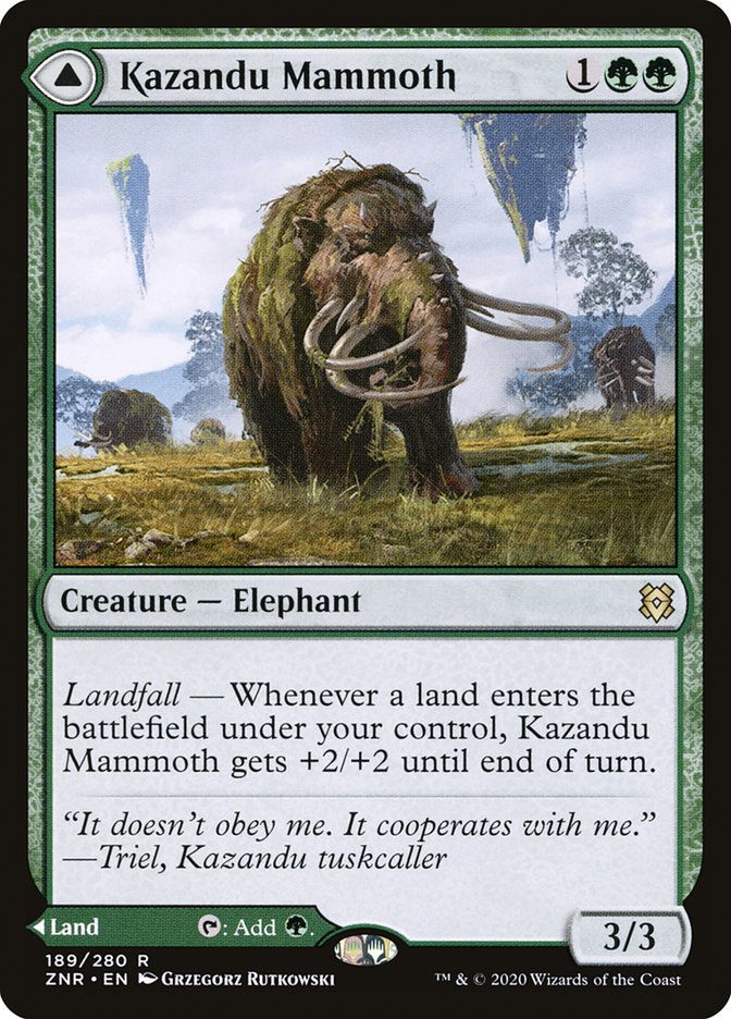 Kazandu Mammoth // Kazandu Valley (ZNR) (189) — cara 1 de 2