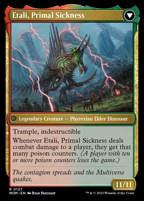 Etali, Primal Conqueror // Etali, Primal Sickness (mom) — cara 2 de 2