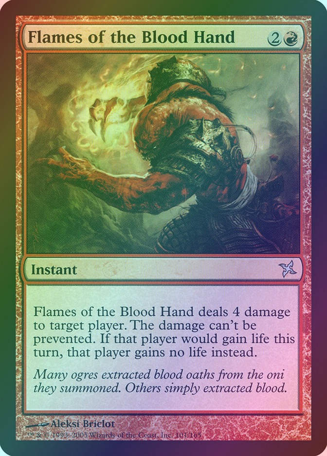 Flames of the Blood Hand (BOK) (101) / Foil