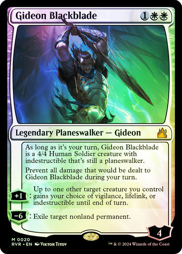 Gideon Blackblade (rvr) (20) / Foil