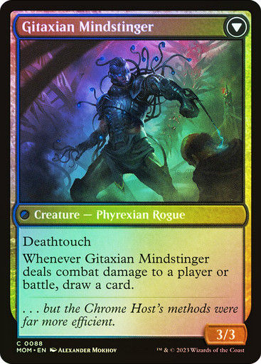 Aetherblade Agent // Gitaxian Mindstinger (mom) / Foil — cara 2 de 2
