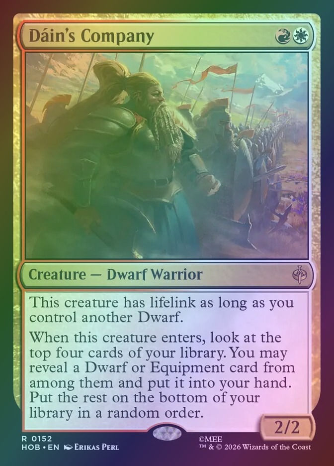 Dáin's Company (HOB) (152) / Foil