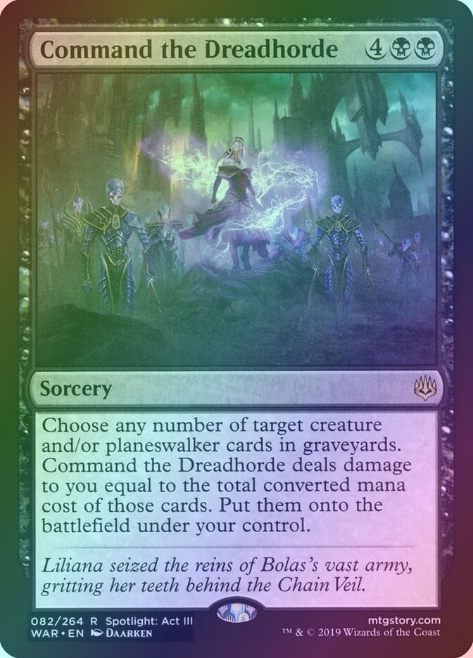 Command the Dreadhorde (WAR) (82) / Foil