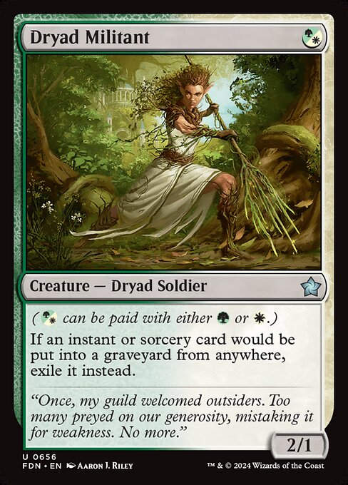 Dryad Militant (FDN) (656) (Starter)