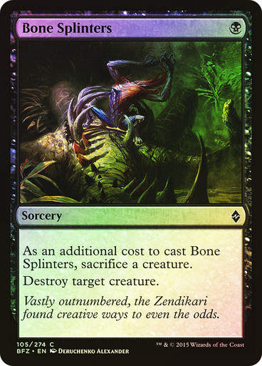Bone Splinters (BFZ) (105) / Foil