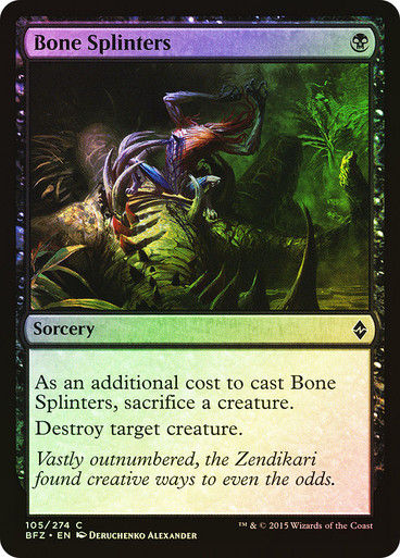 Bone Splinters (BFZ) (105) / Foil