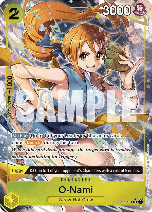 O-Nami (Alternate Art) (OP06-101) / Foil