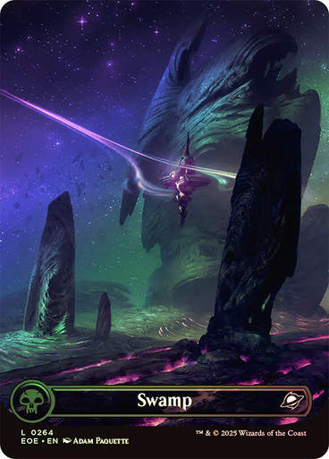 Swamp (EOE) (264) / Borderless / Foil