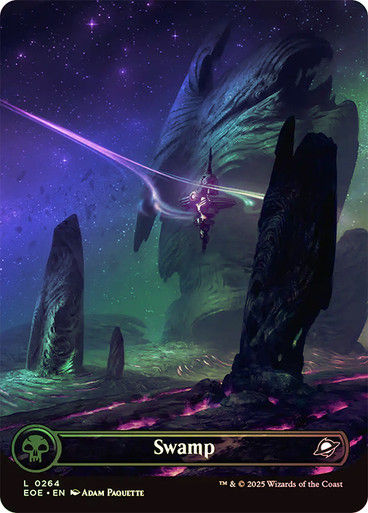 Swamp (EOE) (264) / Borderless / Foil