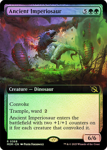 Ancient Imperiosaur (mom_368) / Extended Art / Foil
