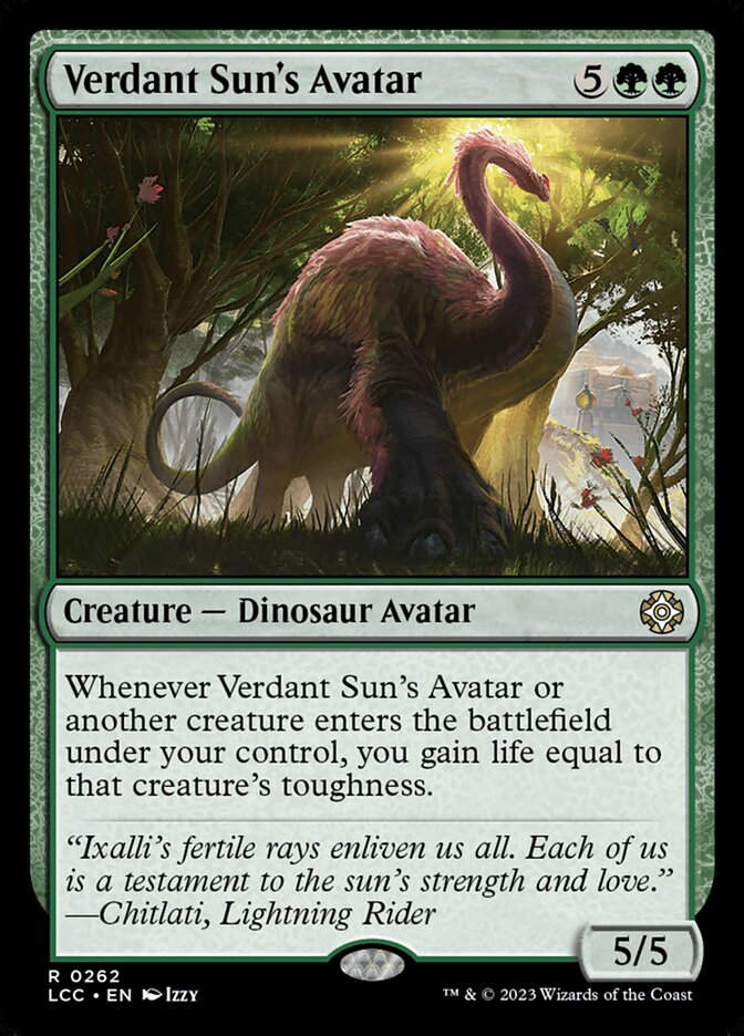 Verdant Sun's Avatar (LCC) (262)