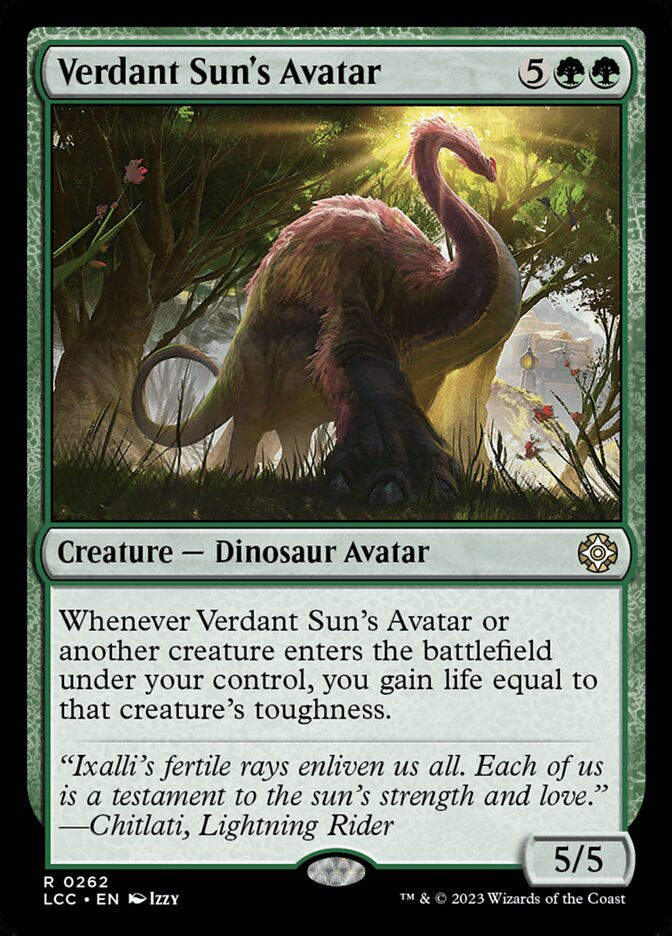 Verdant Sun's Avatar (LCC) (262)