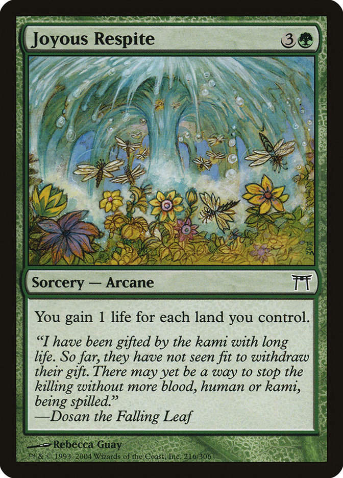 Joyous Respite (CHK) (216)