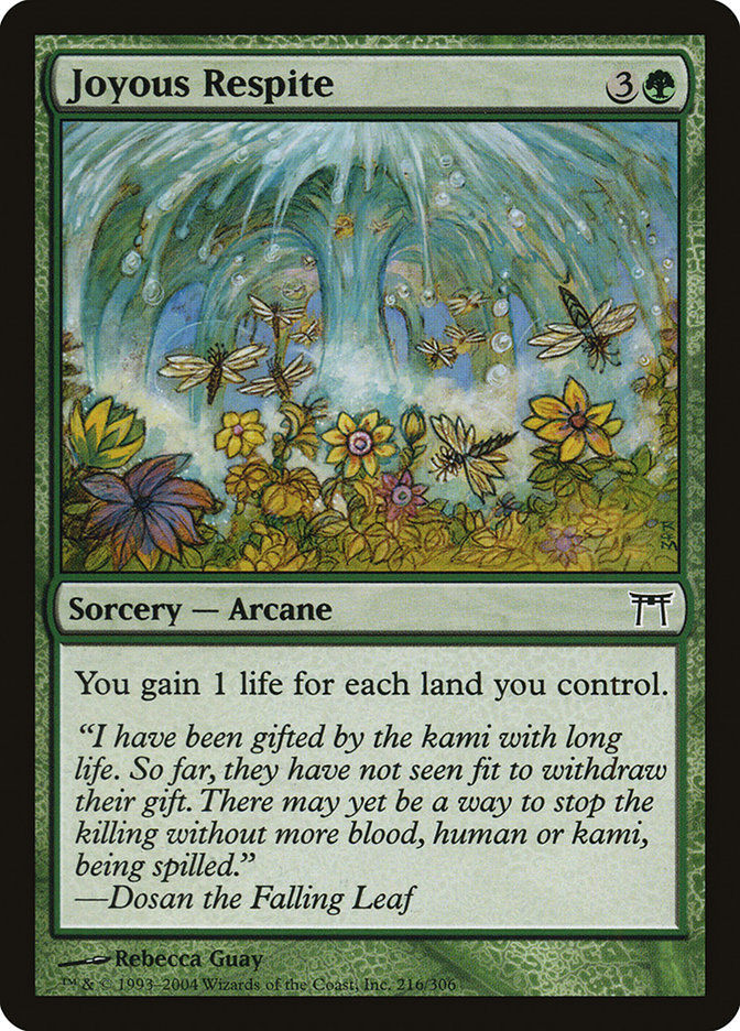 Joyous Respite (CHK) (216)