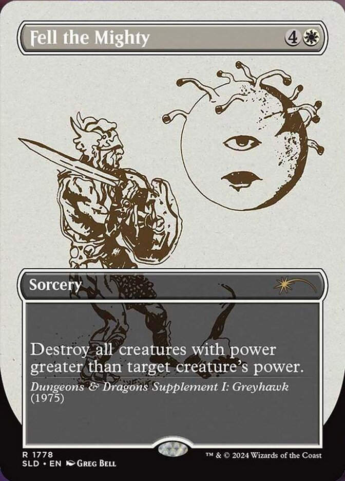 Fell the Mighty (SLD) (1778) / Borderless
