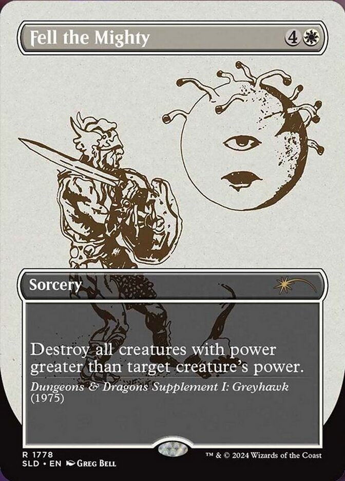 Fell the Mighty (SLD) (1778) / Borderless