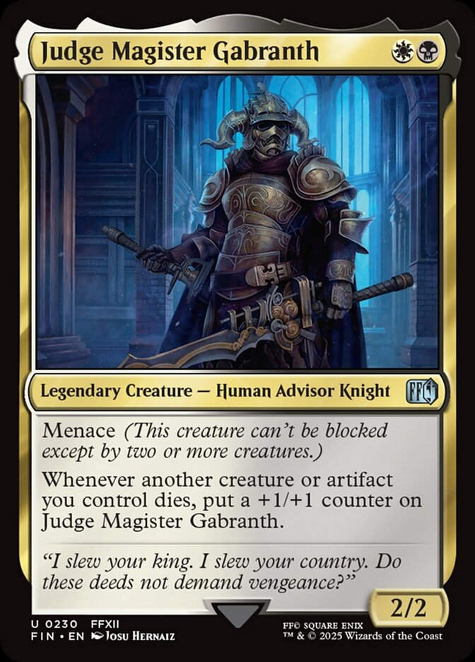 Judge Magister Gabranth (FIN) (230)