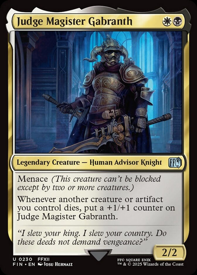 Judge Magister Gabranth (FIN) (230)