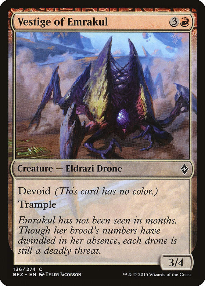 Vestige of Emrakul (BFZ) (136)