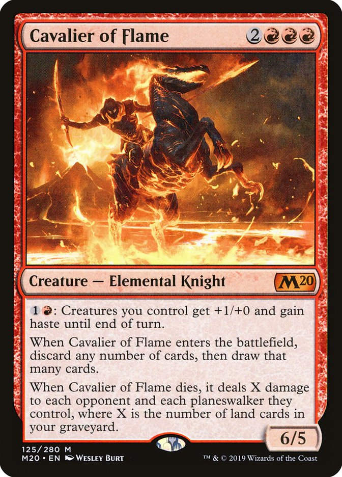 Cavalier of Flame (M20) (125)