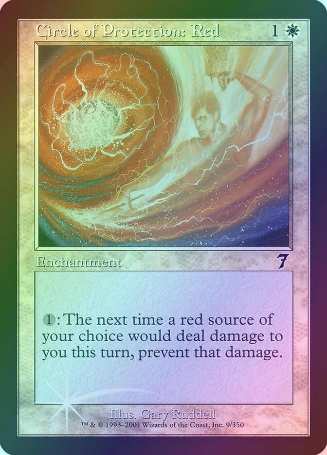 Circle of Protection: Red (7ED) (9★) / Foil