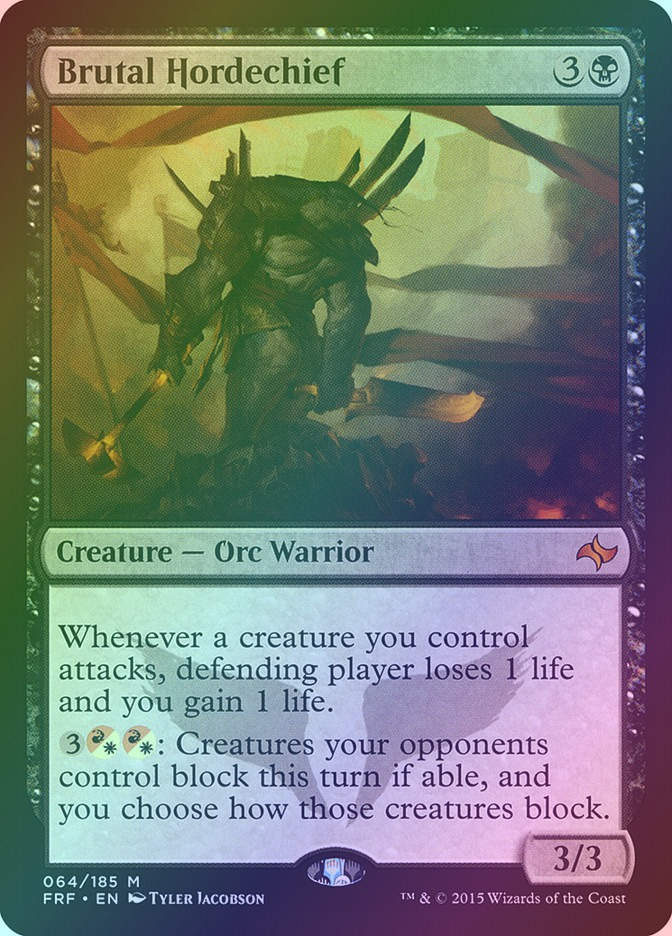 Brutal Hordechief (FRF) (64) / Foil