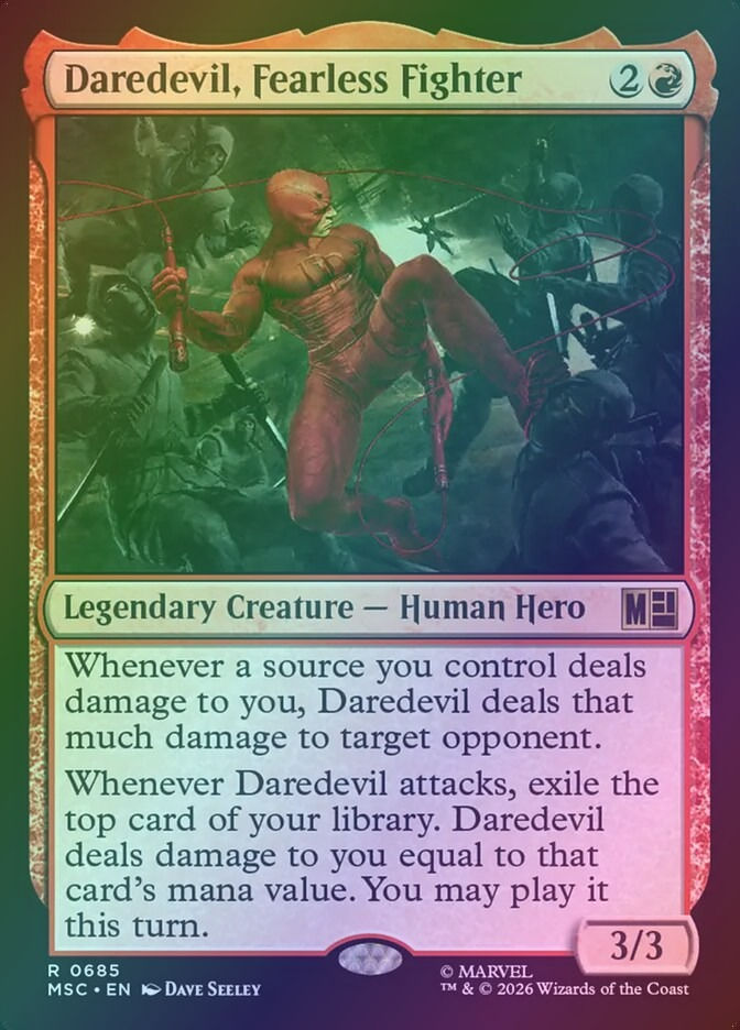 Daredevil, Fearless Fighter (MSC) (685) / Foil