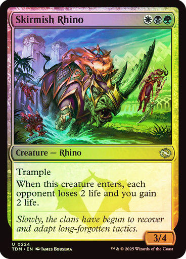 Skirmish Rhino (TDM) (224) / Foil
