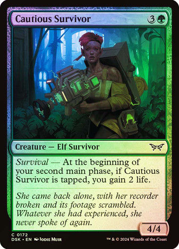 Cautious Survivor (DSK) (172) / Foil