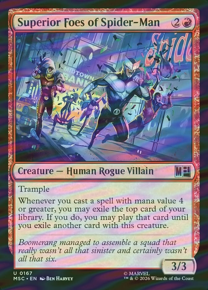 Superior Foes of Spider-Man (MSC) (167) / Surge Foil