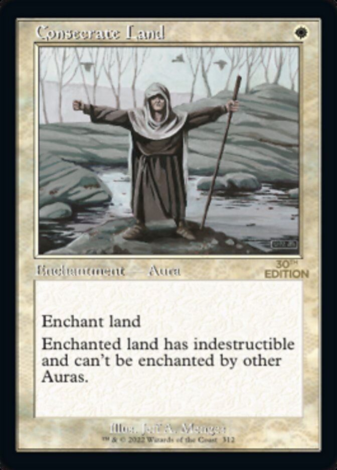 Consecrate Land (30a) / Retro Frame