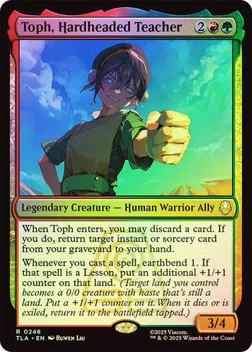 Toph, Hardheaded Teacher (TLA) (246) / Foil