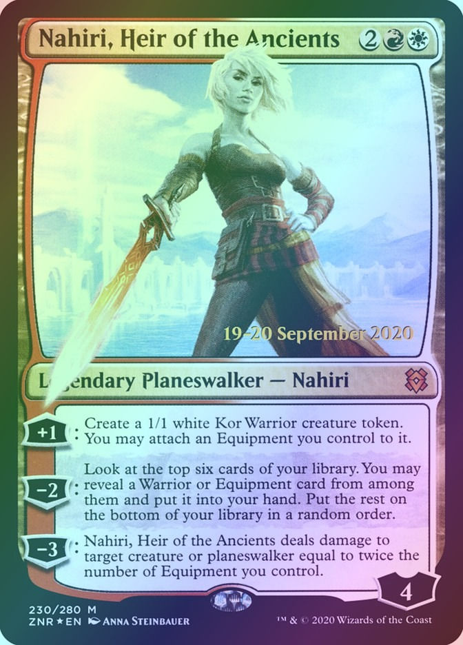 Nahiri, Heir of the Ancients (PZNR) (230s) / Foil