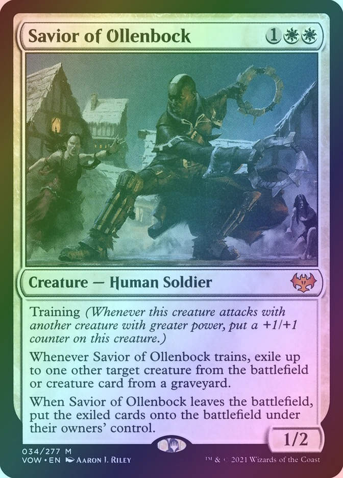 Savior of Ollenbock (VOW) (34) / Foil