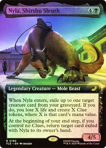 Nyla, Shirshu Sleuth (TLE) (190) / Extended Art / Foil