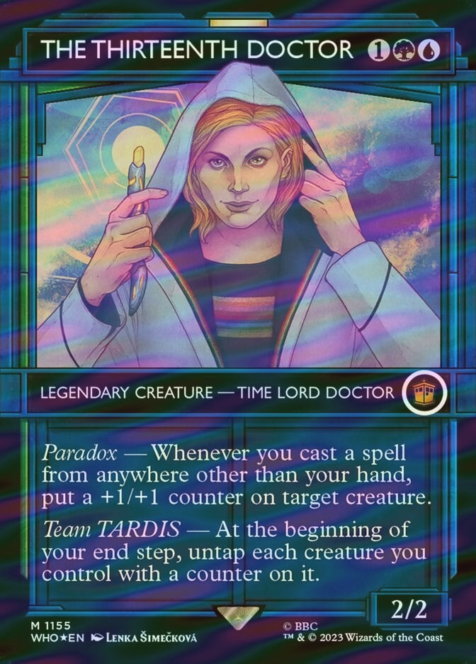 The Thirteenth Doctor (WHO) (1155) / Borderless / Showcase / Surge Foil