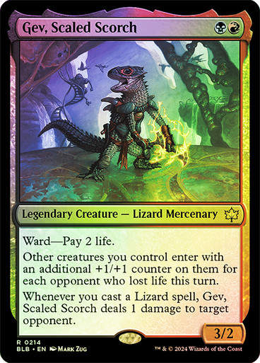 Gev, Scaled Scorch (blb) (214) / Foil