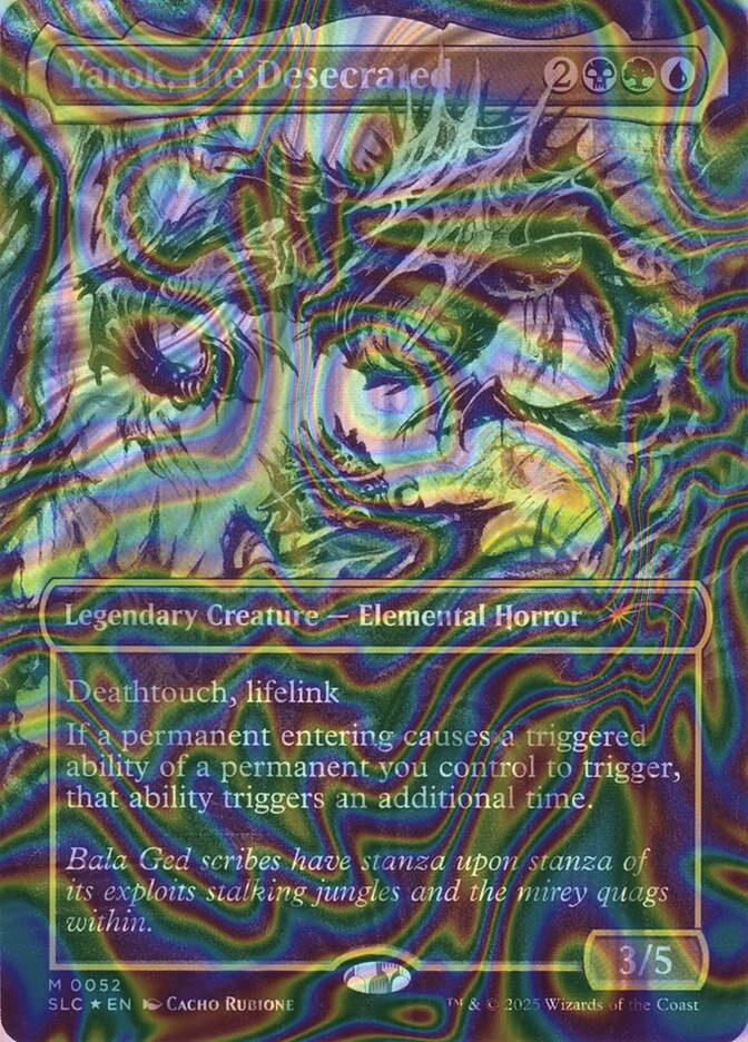 Yarok, the Desecrated (SLC) (52) / Borderless / Halo Foil