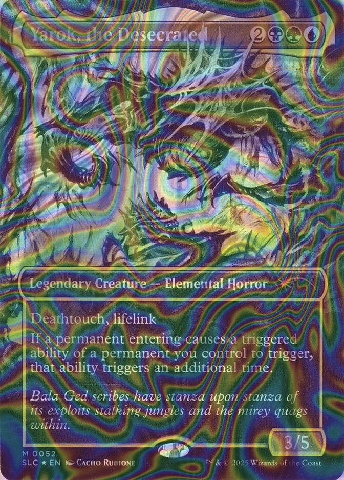 Yarok, the Desecrated (SLC) (52) / Borderless / Halo Foil