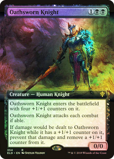 Oathsworn Knight (ELD) (98) / Foil