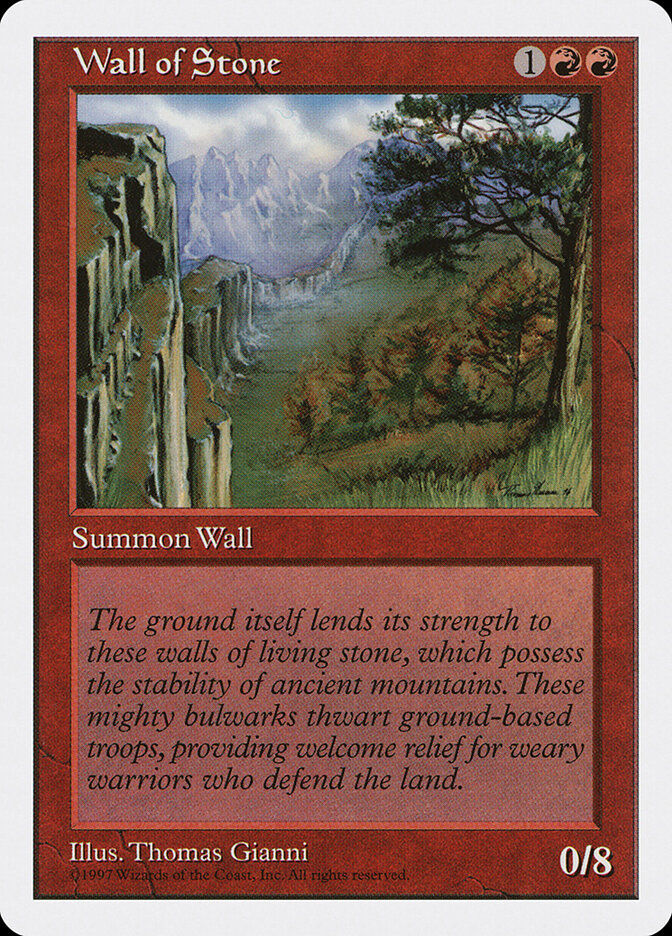Wall of Stone (5ED) (274)