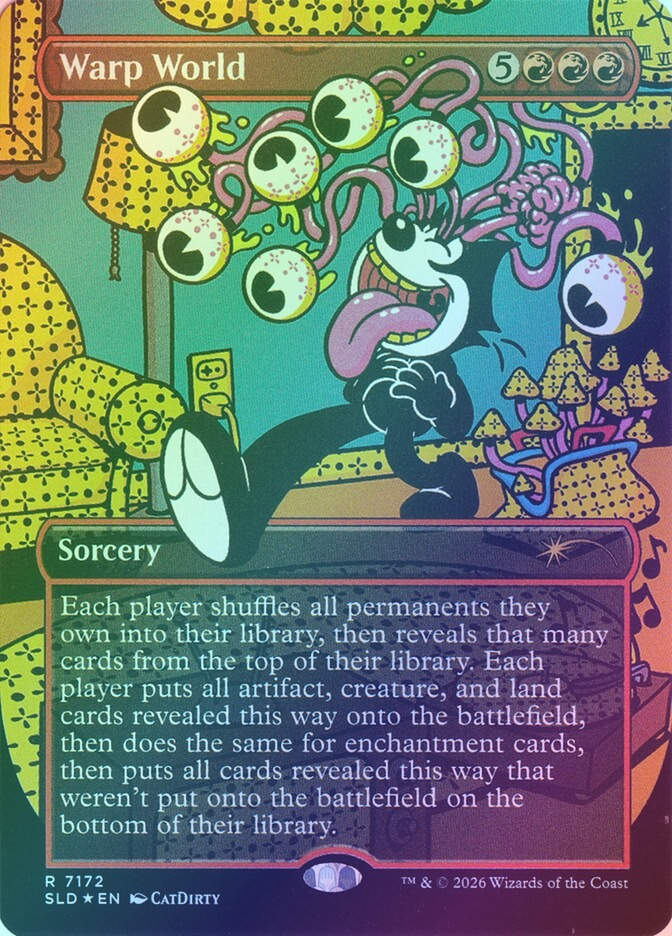 Warp World (SLD) (7172) / Borderless / Foil