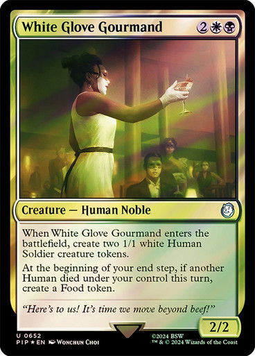 White Glove Gourmand (pip) (652) / Surge Foil