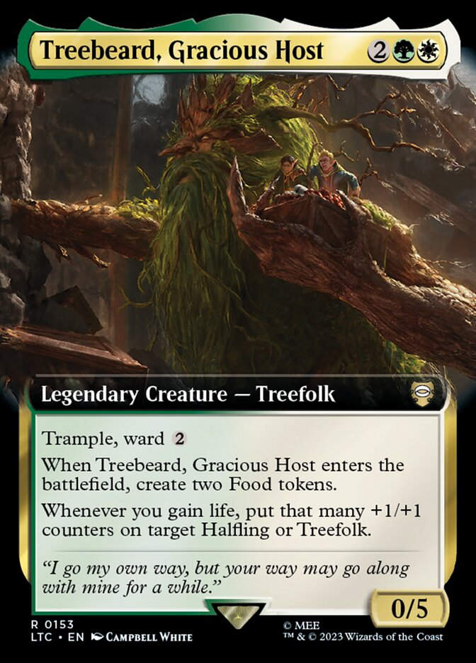 Treebeard, Gracious Host (LTC) (153) / Extended Art